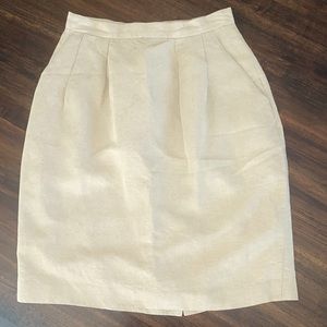 Tan Pencil Skirt